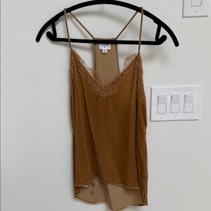 Cami NYC Women's Brown Lace Camisole